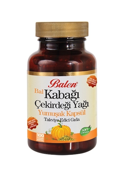 Kabak Çekirdeği Yumuşak Kapsül 1000 MG 100 Kapsül Balen