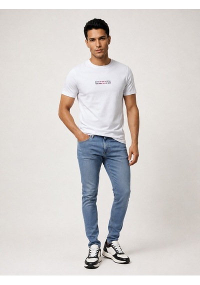 LOFT Regular Fit Erkek Tshirt K.kol Lf2041389 Q1.v1 Beyaz