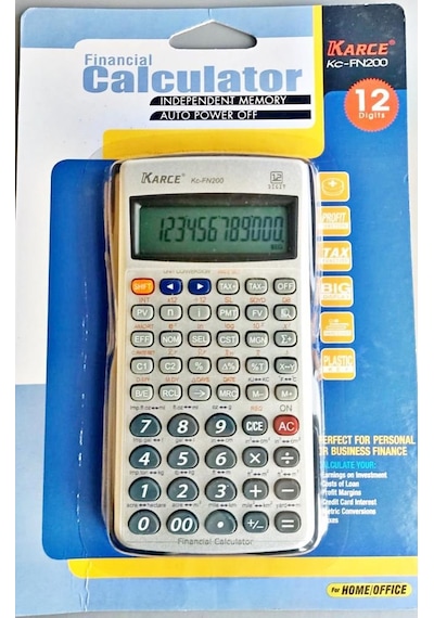 Karce KC-FN200 Finansal Fonksiyonlu Hesap Makinesi