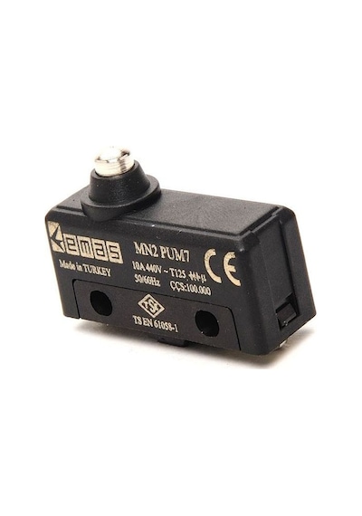 Emas Mn2pum7 Mini Switch Tip2 Kalın Kısa Metal Pimli 1co