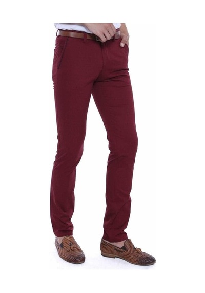 5 Cepli Desenli Erkek Bordo Pantolon - Wessi Siyah