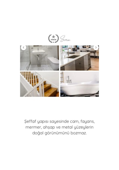 Şeffafkaydırmaz Şeffaf Kaydırmaz Güvenlik Bandı 36 Mm X 2,5 Metre Merdiven Zemin Küvet Banyo Fayans