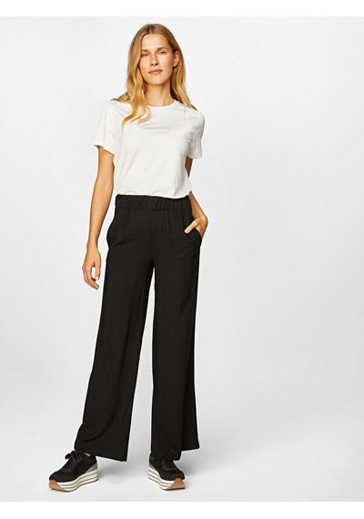 Faik Sönmez Wide Leg Viskon Pantolon 00067 001