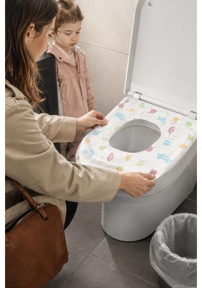 Wee Baby Kullan At Klozet Örtüsü 10'lu Beyaz