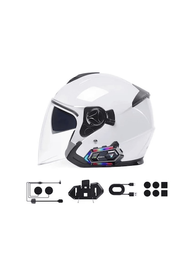 Kask İçi Bluetooth Kulaklık, Bt5.3 Çipli, 25 Saat Pil