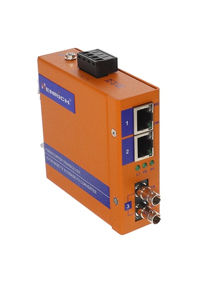 Henrich Hemc3-sst-vlw Endüstriyel Ethernet Medya Dönüştürücü Dın-rail Unmanaged Converter