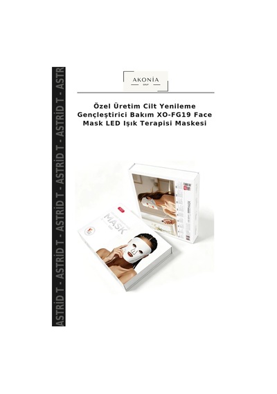 Özel Üretim Cilt Yenileme Gençleştirici Bakım Xo-fg19 Face Mask Led Işık Terapisi Maskesi