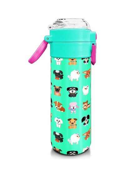 Coral High Kids Su Yeşili Neon Pembe Köpek Desenli Pipetli Ve Direkt İçim Çelik Termos 500 Ml 31913 Yeşil - Beyaz Coral High Kids Su Yeşili Neon Pembe Köpek Desenli Pipetli Ve Direkt İçim Çelik Termos 500 Ml 31913 Yeşil - Beyaz