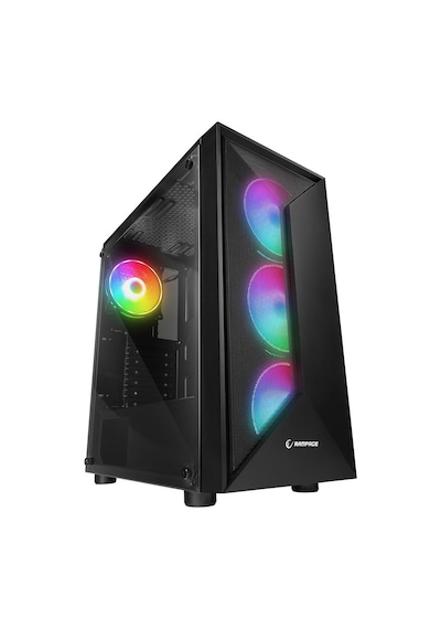 Rampage Trıangle 4x120mm Rgb Fanlı Midt Atx Gaming Oyuncu Kasası