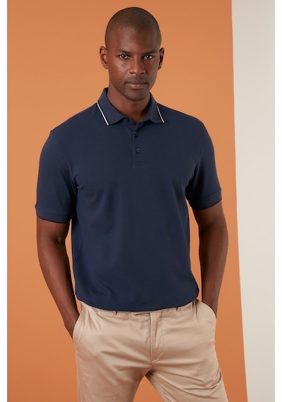 Exxe Erkek Polo Ex661-İndigo