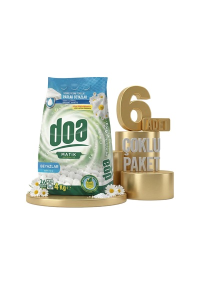 Doa Matik Deterjan Beyazlar 6x4 Kg