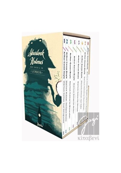 Sherlock Holmes Seti (8 Kitap Takım) Zeplin Kitap - Zeplin Kitap