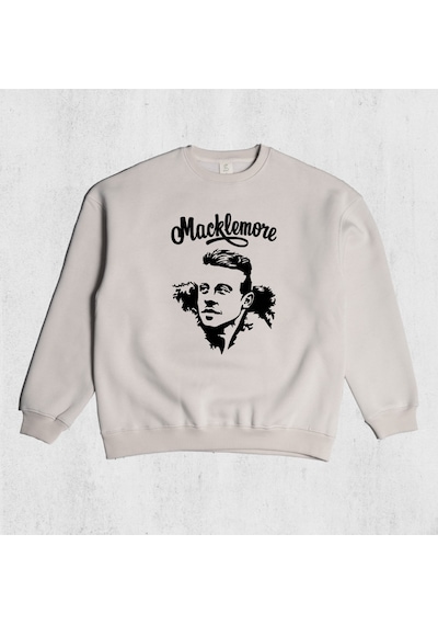 Unisex Macklemore Sweatshirt Taş
