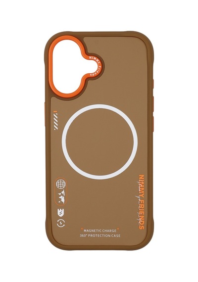 Apple Uyumlu iPhone 17 Magsafe Özellikli Cool And Cute 2.0 Telefon Kılıfı Desert