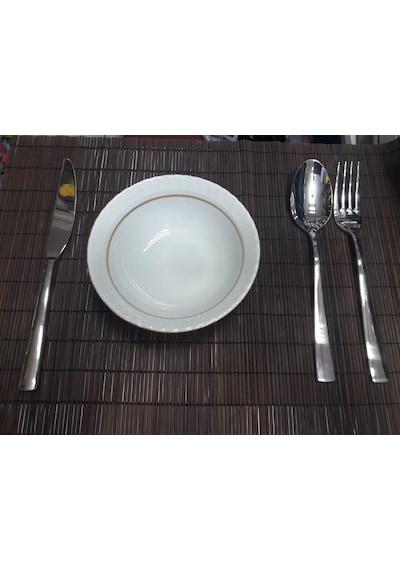 Kütahya Porselen 13cm 6'lı Yaldızlı Kase