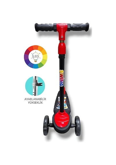 Swing Işıklı 3 Tekerlekli Scooter