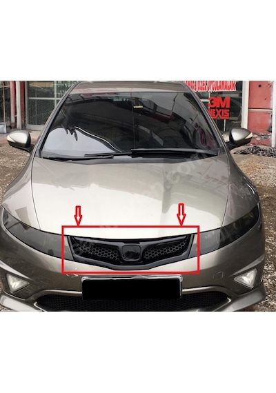 Honda Civic Fn2 Panjur - Plastik- Parlak Siyah -