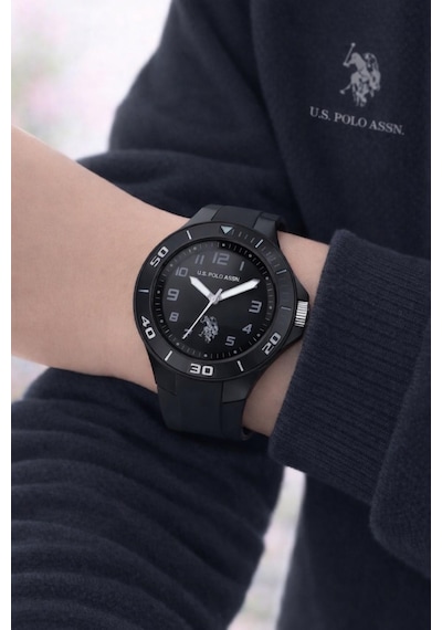U.s.polo Assn 2 Yıl Saat&saat Garantili 3 Atm Suya Dayanıklı Genç Ve Çocuk Kol Saati Us.g2146.1 Siyah
