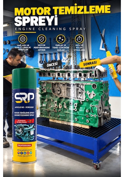 Srp Motor Temizleme Spreyi