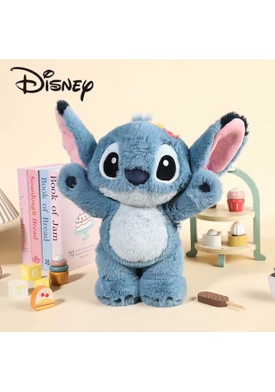 Stitch Peluş Oyuncak 35cm Yeni Stil Ayakta Duran Stich Peluş Oyuncak Angel Lilo Çok Renkli