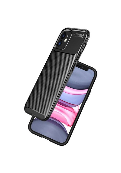 Apple Uyumlu iPhone 12 Kılıf Zore Negro Silikon Kapak Siyah