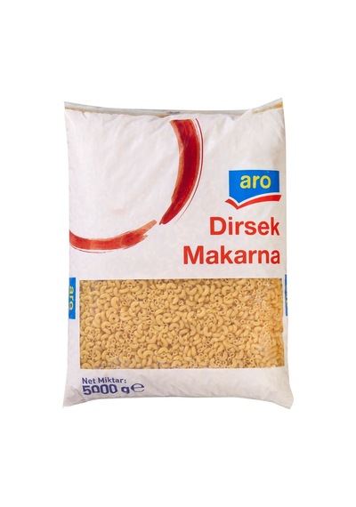 Aro Makarna 5 Kg Dirsek - Durum Buğday İrmiğinden Üretilmiş Tarı