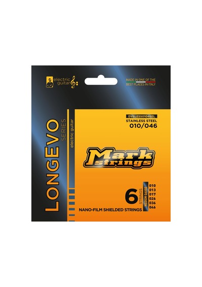 Mark Strings Longevo Stainless Steel Nanofilm Shielded 10-46 Elektro Gitar Teli