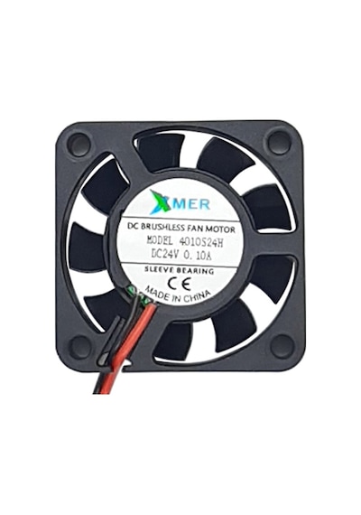 Xmer 40X40X10Mm 24V 0.10A 3 Kablolu Fan