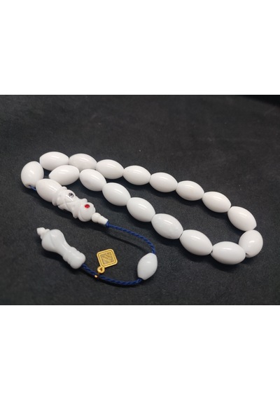 İskeçeli Cemil Usta Eseri Kar Beyazı Maskot Corian Mermer Sertifi Açık Gri