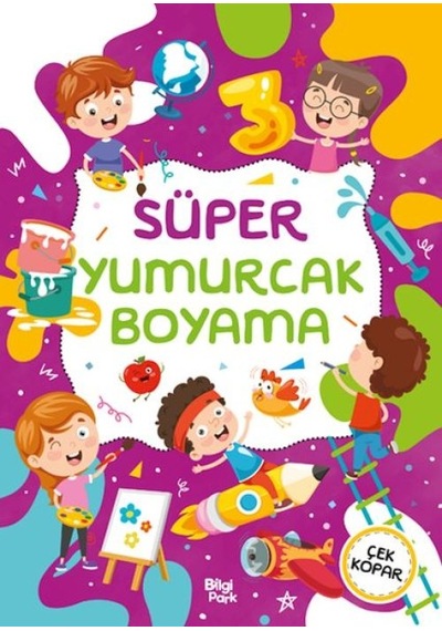 Süper Yumurcak Boyama Kitabı - Qhdh-717157