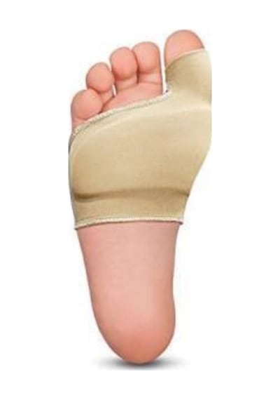 F-42-46/47 Kumaş Kaplı Silikon Metatars Ve Ayak Baş Parmak Hallux Valgus Koruyucu Tek Ebat