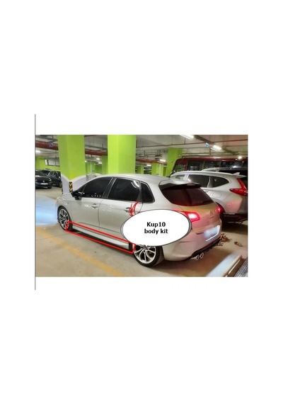 Citroen C4 Aero Yan Marşpiyel Takımı - Plastik