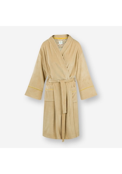 Pip Studio Bej Kadife Kimono