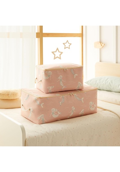 2'li Çocuk Odası Deniz Kızı Hurç Set 1 Adet 30 X 22 X 18/1 Adet 52 X 28 X 21 Cm Pembe.
