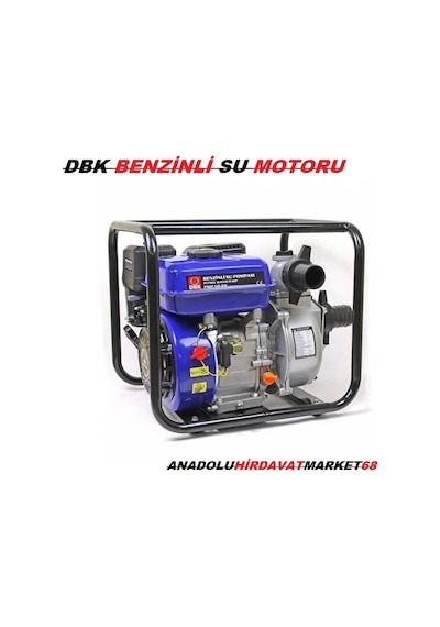Dbk Benzinli Su Çekme Motoru 7Hp 2 Lik Güçlü Su Motoru