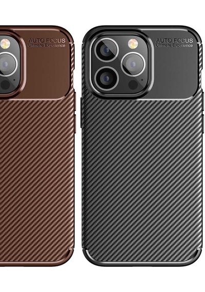 Apple Uyumlu iPhone 13 Pro Max Kılıf Zore Negro Silikon Kapak Siyah