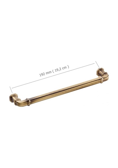 Doğanlar Gusto 192 mm Mobilya Kulp Olifka Antik Sarı