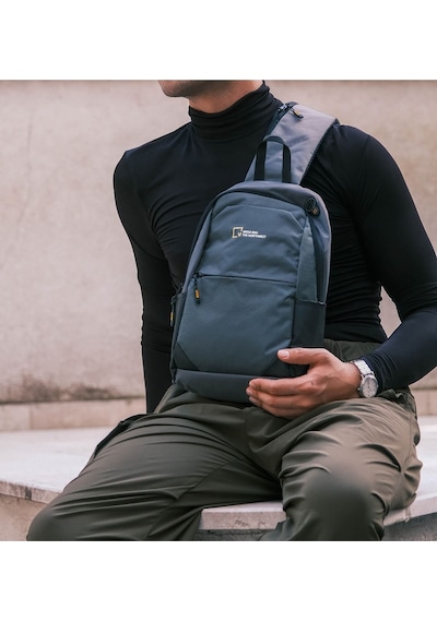 Mega Bag The Northwest Erkek Çantası Gri-siyah1005