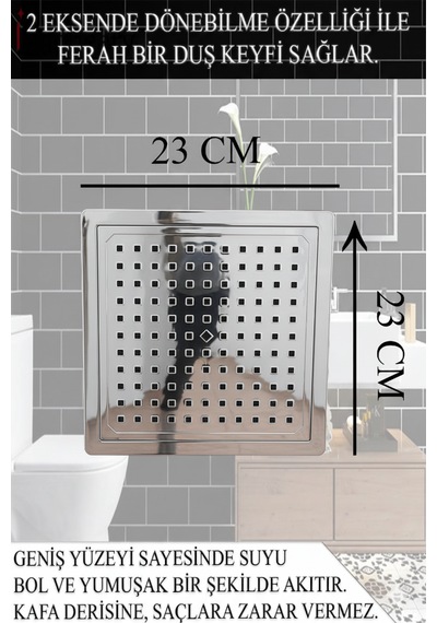469845 Lavabo Banyo Bataryası Robot Duş Takımı Musluk Armatür Siyah Beyaz Krom Renk Krom