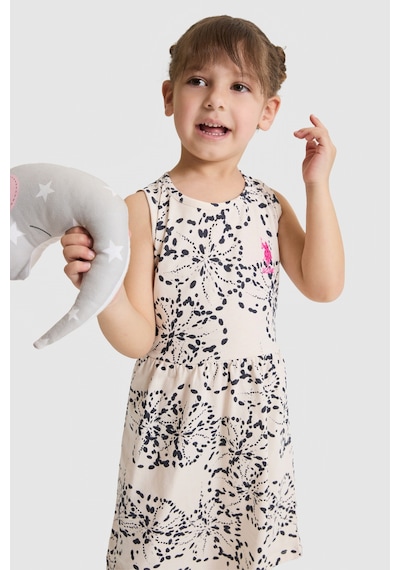 U.s. Polo Assn. Kız Çocuk Bej Pijama Takım 50327334-vr011