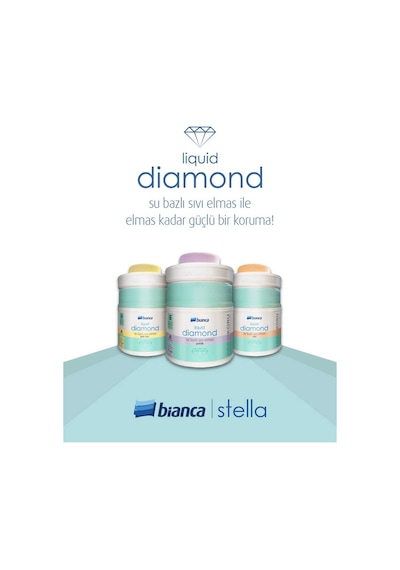 Lıquıd Dıamond Sıvı Elmas Bianca Stella Su Bazlı Kokusuz Ekstra Dayanıklı Şeffaf Sıvı Cam 600 Ml Diğer