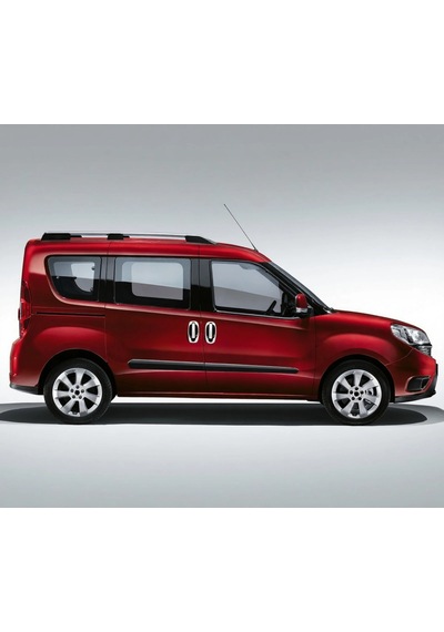 Fiat Doblo Krom Kapı Kolu 4 Kapı 8 Prç 2010-2022 Set