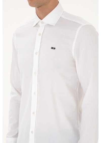 U.s. Polo Assn. Erkek Beyaz Gömlek Basic 50307673-vr013 Beyaz