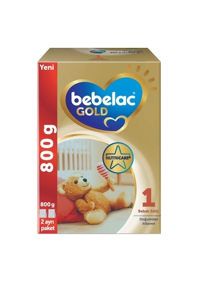 Bebelac Gold 1 Bebek Devam Sütü 800 G  2 Adet