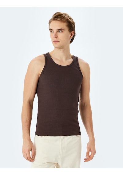 Koton Bisiklet Yaka Slim Fit Kolsuz Basic Atlet Kahverengi 5sam30003mk Kahve Kahverengi Koton Bisiklet Yaka Slim Fit Kolsuz Basic Atlet Kahverengi 5sam30003mk Kahve Kahverengi