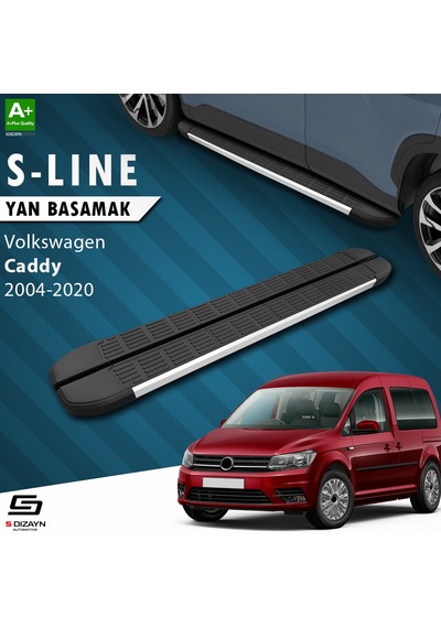 S-Dizayn VW Caddy 3 S-Line Aluminyum Yan Basamak 193 Cm 2004-2020