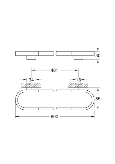 Grohe Selection Havluluk - 41056da0 Altın