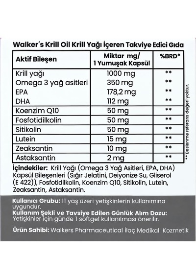 Iron B12-magnezyum-krılloıl Sağlık Paketi