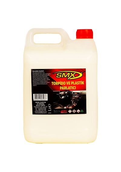 Smx Torpido Plastik Aksam Parlatıcı 5 Litre -M.Fiber Bez