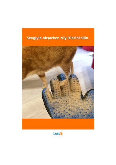Tüy Toplama Eldiveni Masaj Etkili Pratik Kullanım 1 Adet